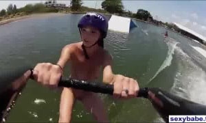 Bad ass nude Playboy models going wild