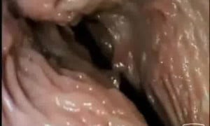 Camera inside vagina never miss it