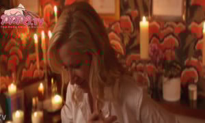 2018 Popular Show Angela Kinsey Nude Show Her Cherry Tits From Half Magic Sex Scene On PPPS.TV