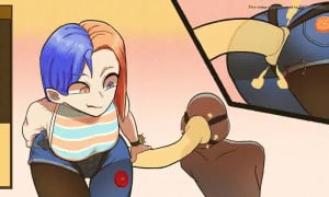 Anime Girl Fart Mask