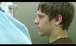Breaking urinal etiquette / awkward urinal interaction