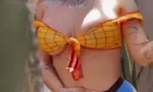 Monafashion - Nude show with erotic body