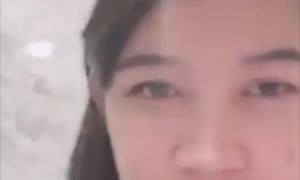 Beautiful woman pooping - video 3