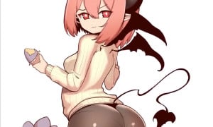 Gassy demon girl fart animation