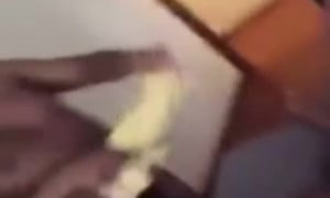 Ebony stinks up room during sex