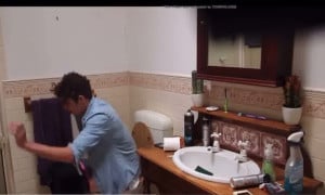 Hot guy takes laxatives