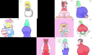 TouHou Girls all Farting At Once