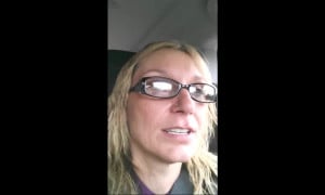 Amateur rare girl farts in the car