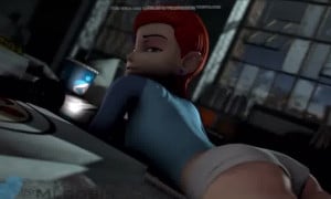 Gwen farts - video 6