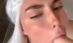 Sunny Ray blowjob dildo