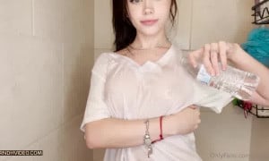 Puppiwi nude shower in bathroom!!! Hot Video Video