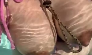 Lauri Garcia nude shower big boobs