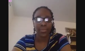 18yo Ebony Girl With Huge Bush Plays Omegle Game