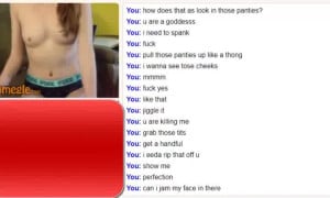 Omegle Thin Teen With Glasses