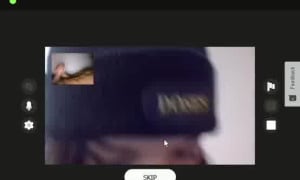 Flashing tits on chatroulette to big cock