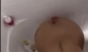 Fwtina riding dildo in bathroom!!! So hot