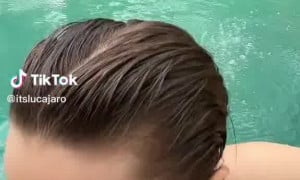 Lucajaro in the pool...!!