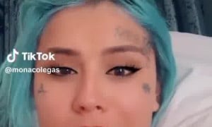 Monafashion - Nude show on bed