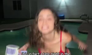Jelly bean brains red bikini show body sexy