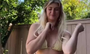 Faith Ordway nude show booty and body sexy - new video