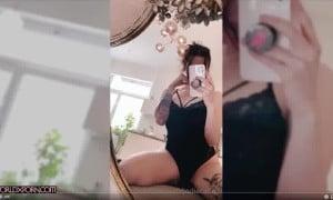 Jordie Calussi - Nude show with erotic body