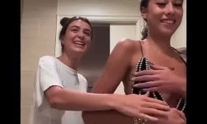 Ppwyang show pink nipples... Omg!!! Hot video trending 