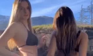 Laura Sommaruga naked big boobs with her friend!!