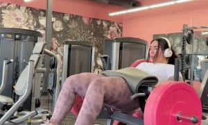 Abby Berner hot big butt play video...