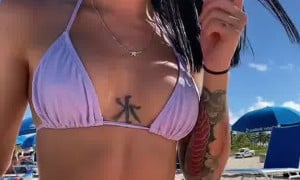 Roselin Llanes Show Off Big BOOBS in Sexy BIkini