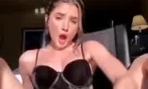 Mackenzie Jones hard from his fingers! Intense pussy fingering and strong female orgasm