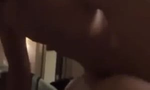 Fuck Sariixo On The bed In My Socks From The Back. Cum inside