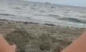 Nicole Dobrikov  porn - Pussy Finger fucking at the beach