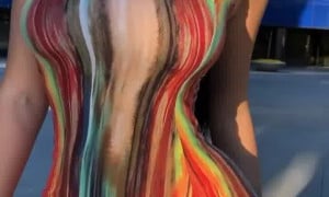 Jailyne Ojeda - She hot and Bouncing Big Booty OUTDOOR