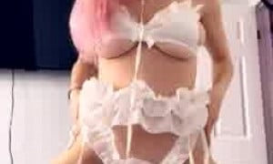 Julia Burch Cosplay Bunny teasing - She so Lewd