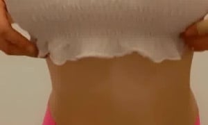 Surprised Elisa aline teasing Fans