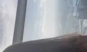 Phiasco fucking in public on the balcony PORNSCENES