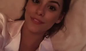 Madisyn Shipman on bed...
