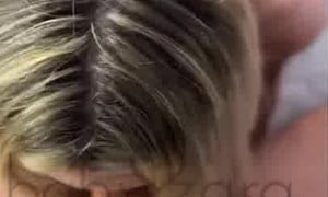 zara.rose.xo   - Blonde girl sucks BF hard dick