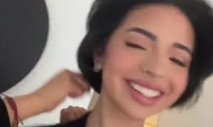 Angela Aguilar - Sexy in car...