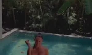 Lucia Javorcekova nude pool...