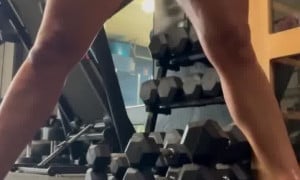 Mandy Rose  porn - T String show off Horny pussy