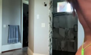 Christina Khalil Sexy Slingkini Try On PPV  