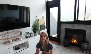 Caroline Zalog Fireplace POV  