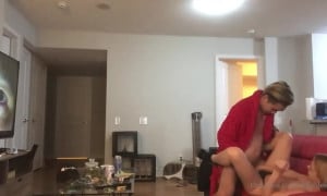 sinfuldeeds  porn - Take home fucking on sofa p2