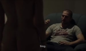 Son is forced to watch mom get fucked in the ass