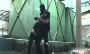 Outdoor vomit kidnapping with jasmin