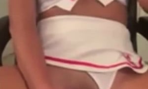 Marie Temara Cosplay Masturbate on Chair Sxtape
