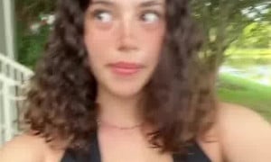 Gali Golan - show big boobs outdoor new video