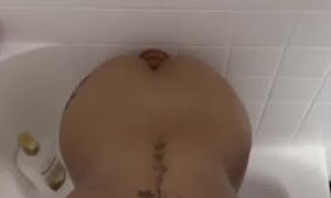 Fwtina Fuck dildo in bathroom  