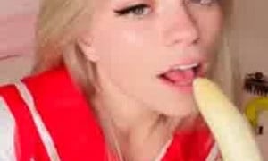 SABRINA BANKS BANANA TEASE HOT!